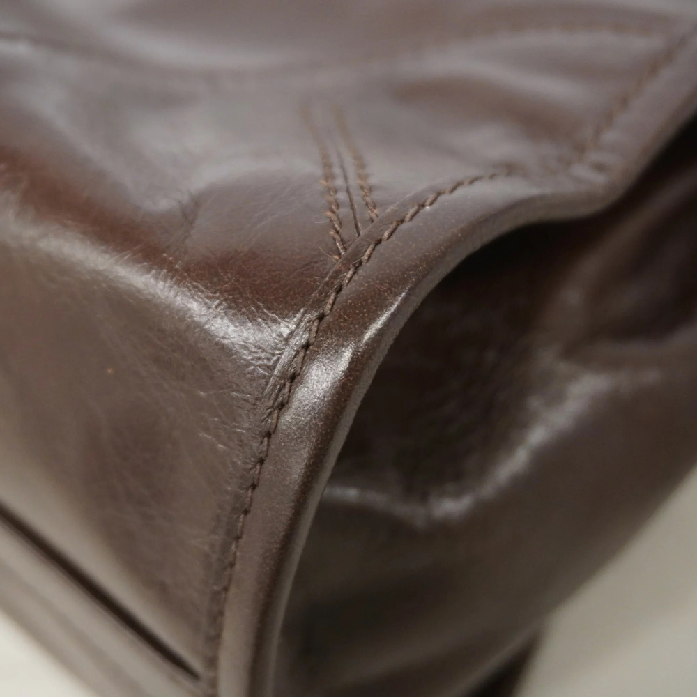 Prada Bonnie Leather Handbag, Brown, Women's - Picture 6 of 10